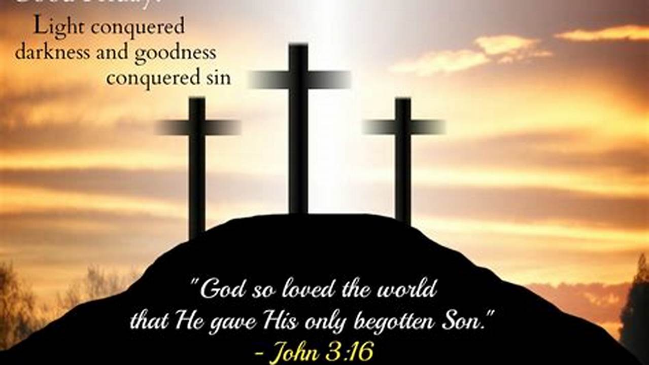 Bible Verses For Good Friday 2024