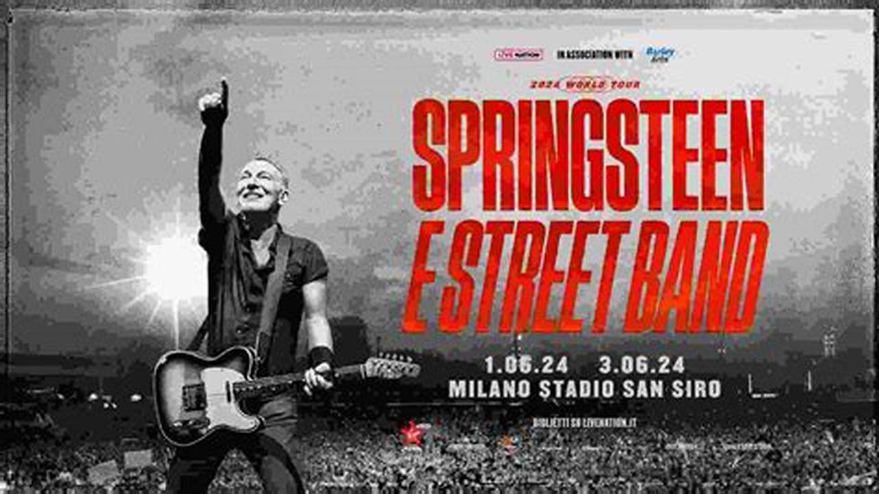 Biglietti Concerto Bruce Springsteen 2024