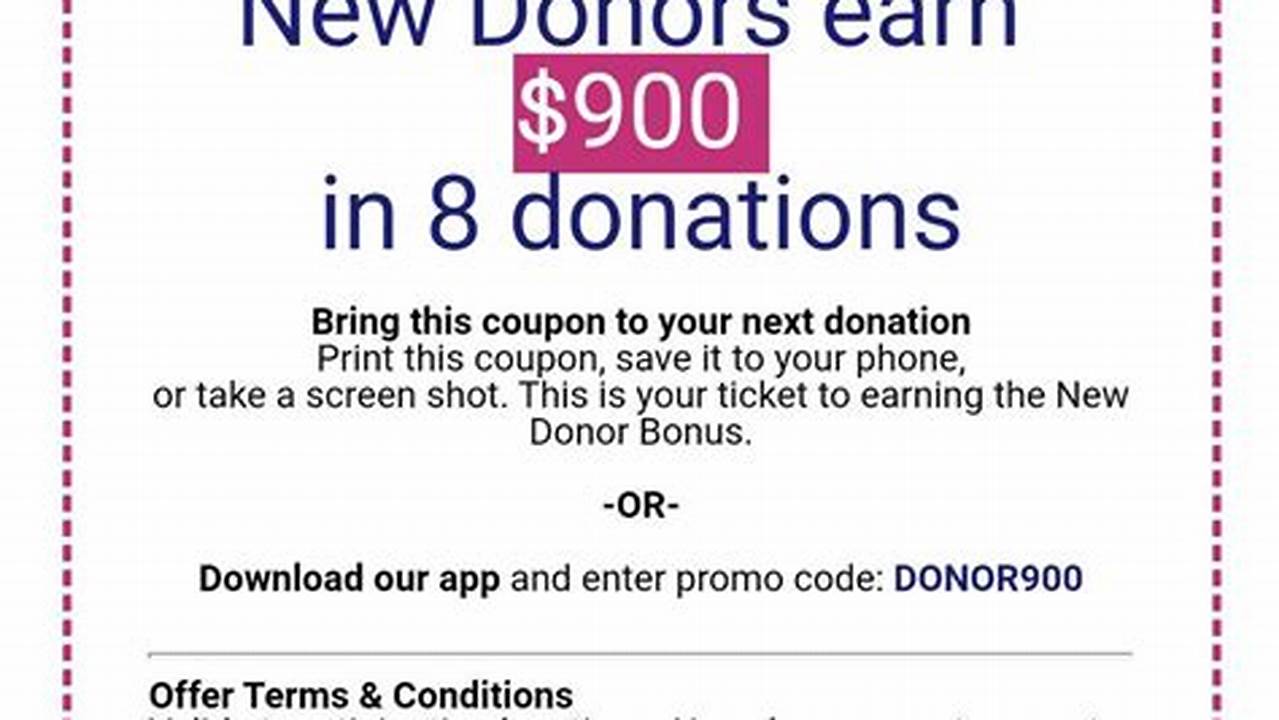 Biolife New Donor Coupon 2024