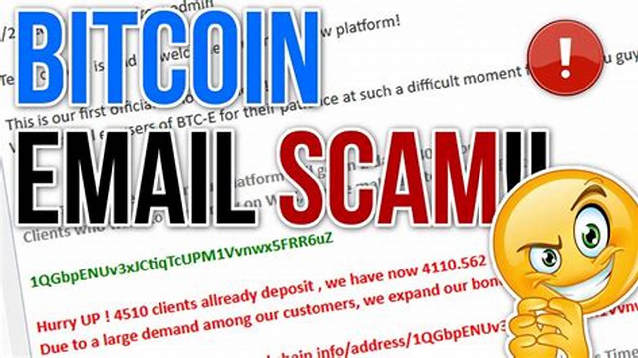 Bitcoin Email Scams 2024