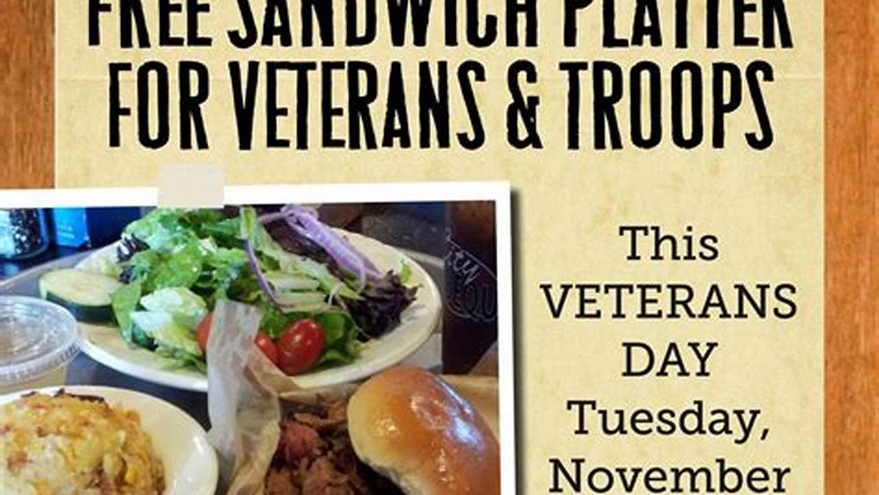 Bj's Brewhouse Veterans Day 2024