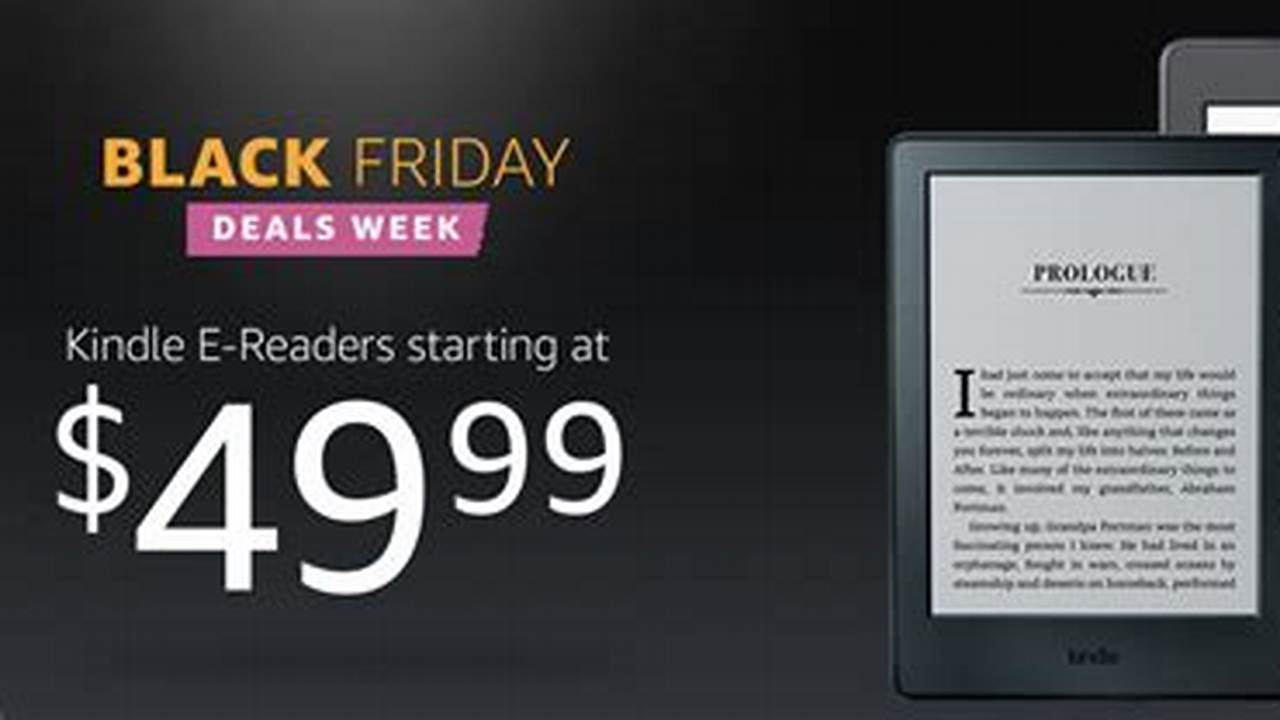 Black Friday Kindle Deals 2024