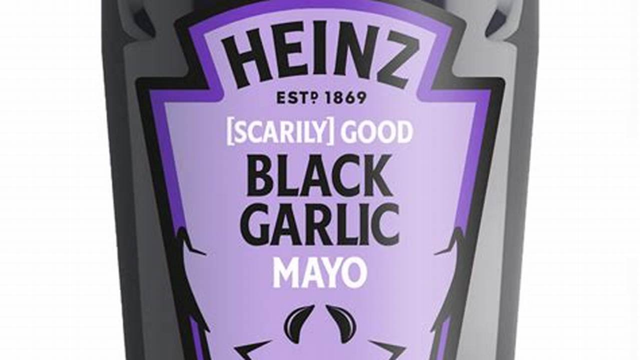 Black Garlic Mayo Heinz 2024