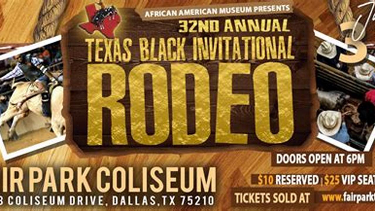 Black Rodeo 2024 Schedule Dallas Texas