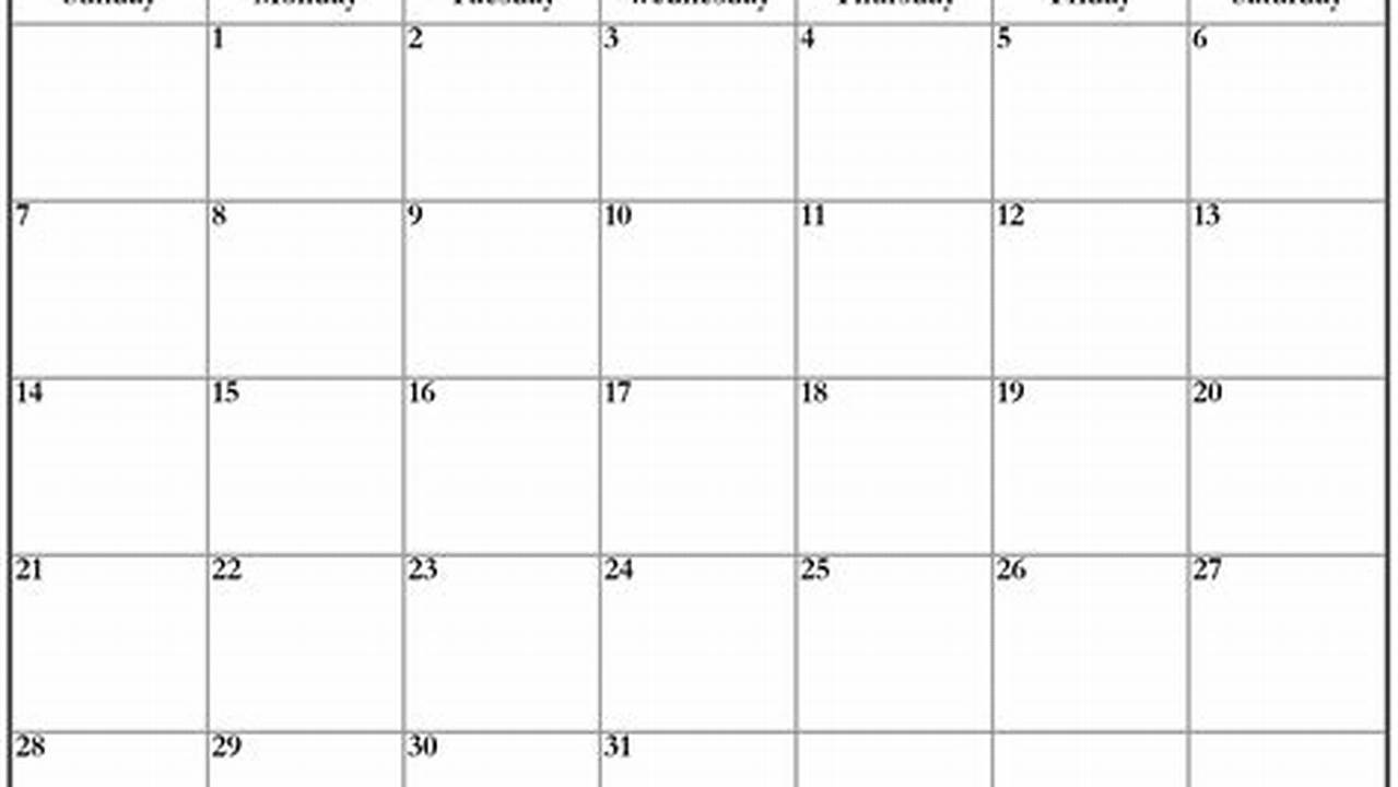 Blank Jan 2024 Calendar Printable Printable