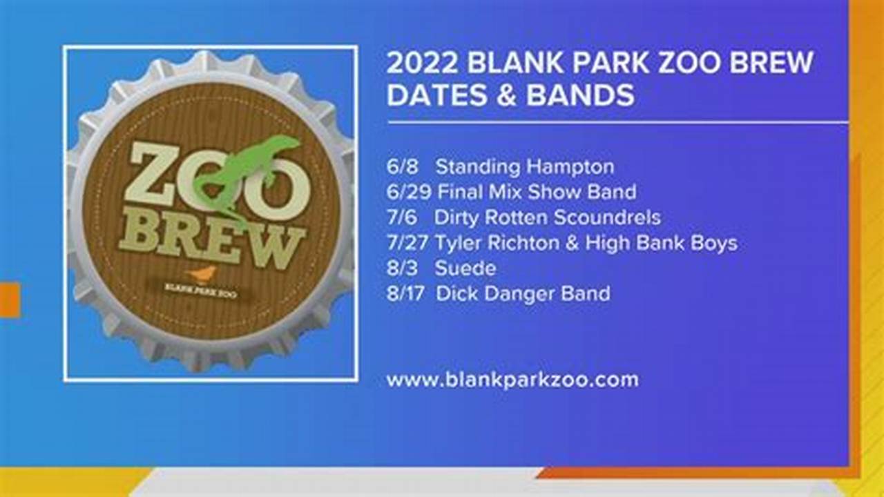 Blank Park Zoo Brew 2024 Tickets