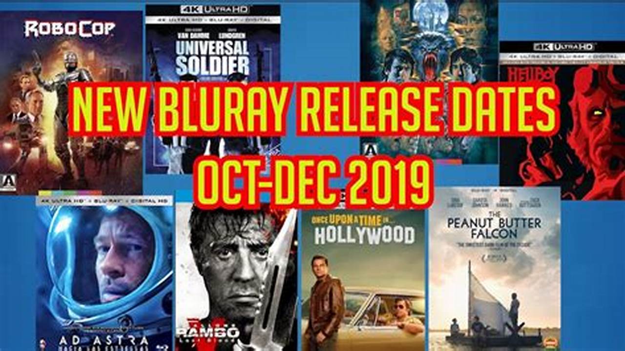 Blu Ray Com Release Calendar