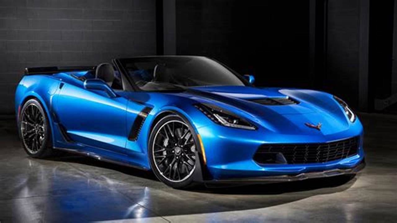 Blue 2024 Corvette