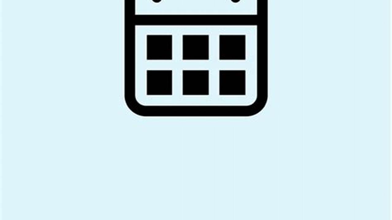Blue Aesthetic Calendar