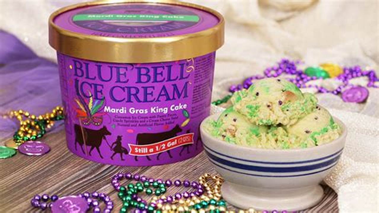 Blue Bell King Cake Ice Cream 2024 Release Date