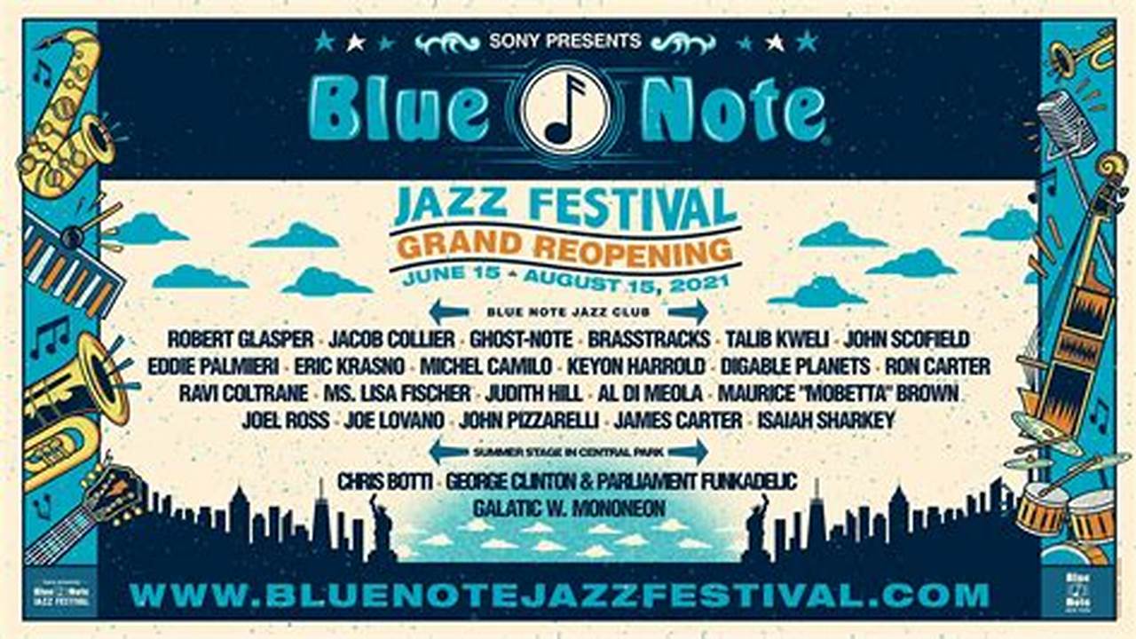 Blue Note Festival 2024 Lineup