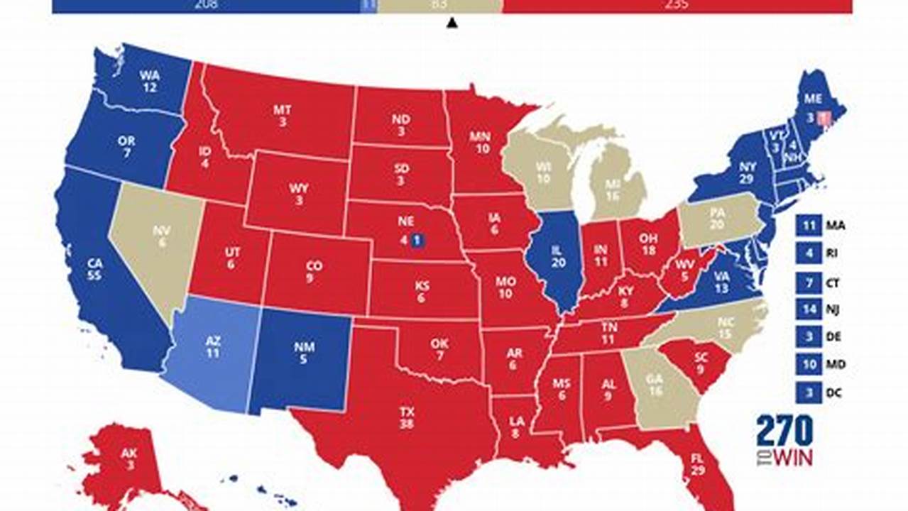 Blue States In America 2024