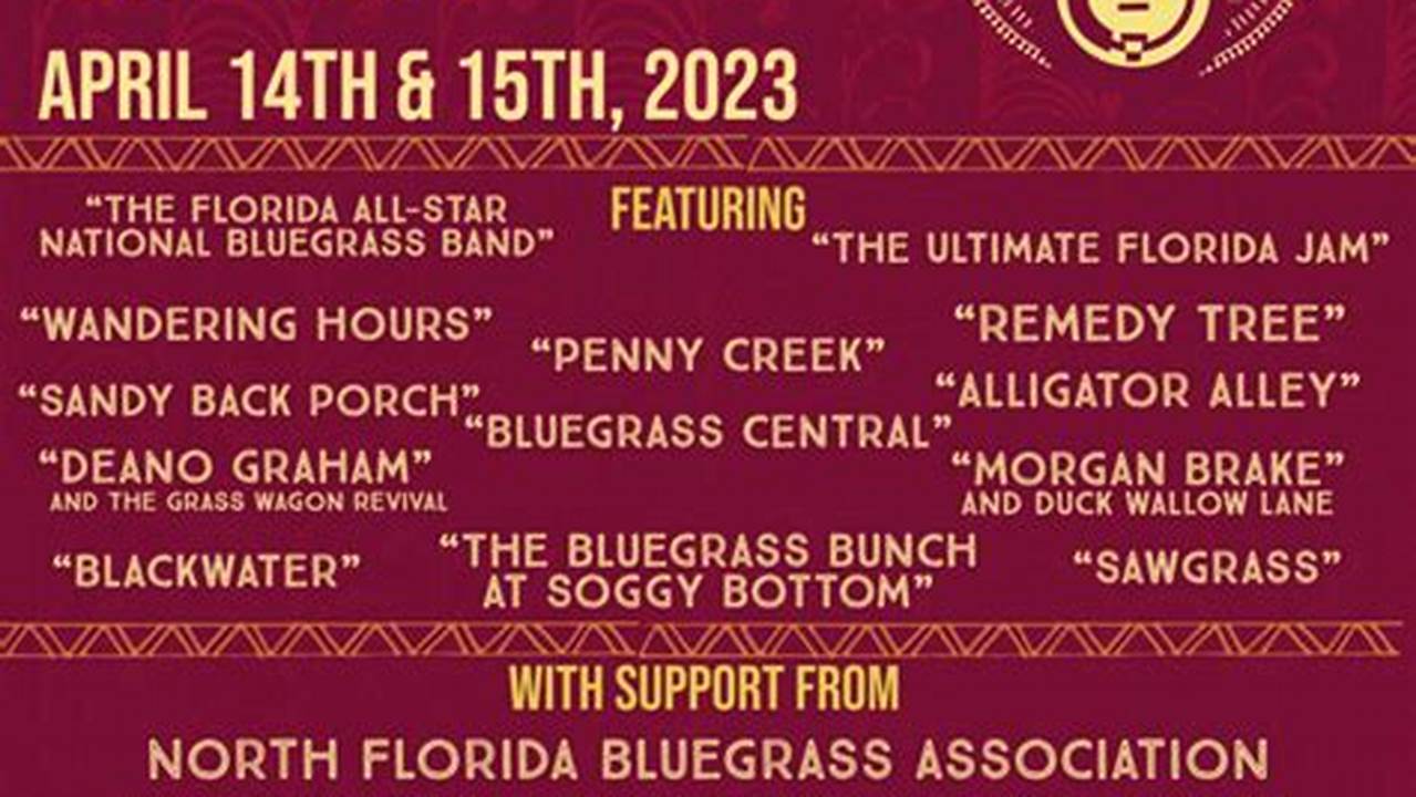 Bluegrass Festivals Florida 2024