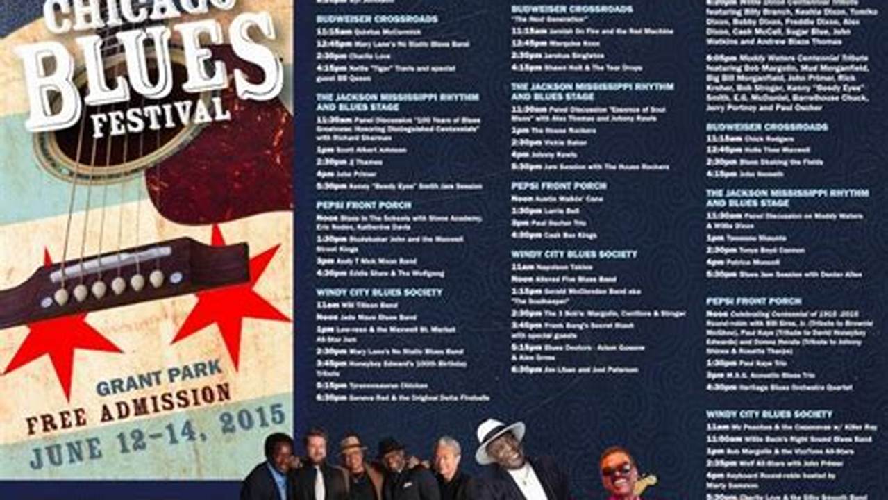 Blues Fest Chicago 2024 Lineup