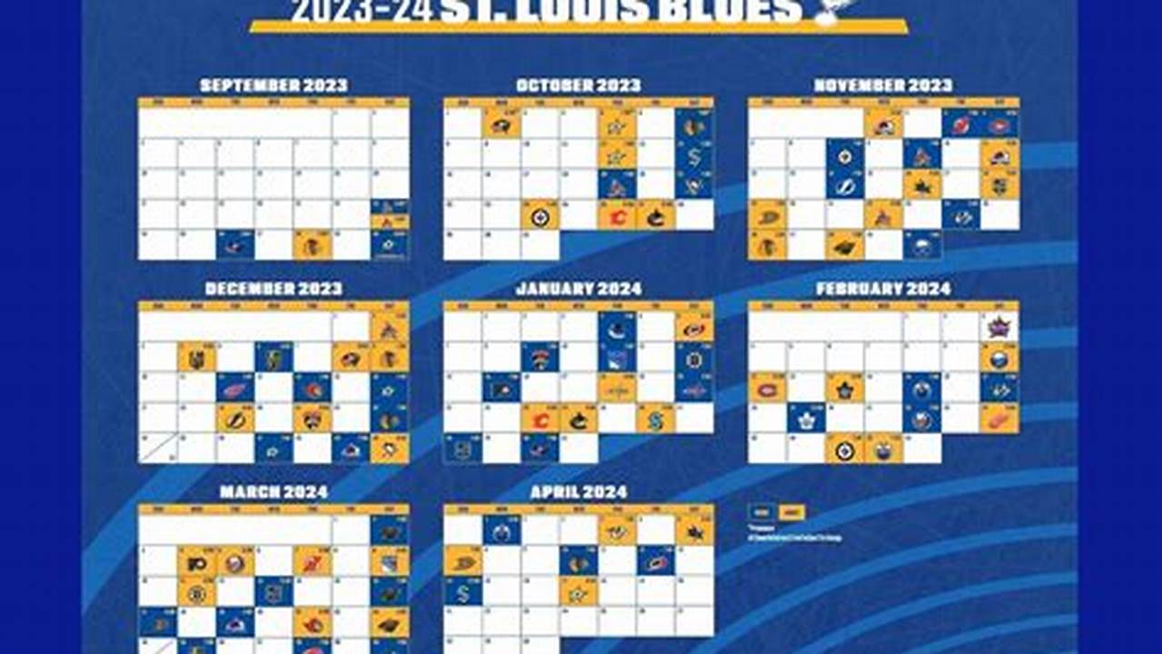 Blues Schedule 2024