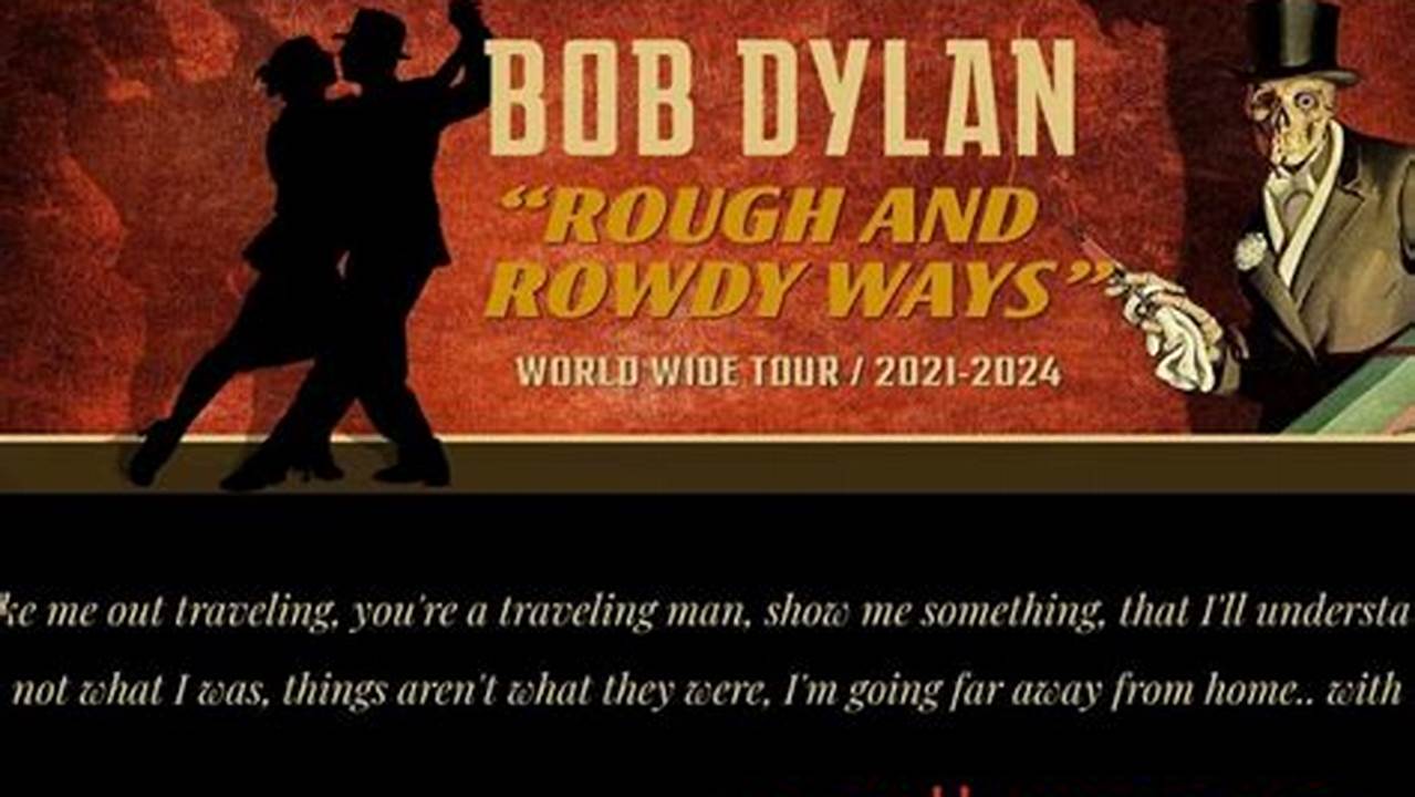 Bob Dylan Concert Dates 2024