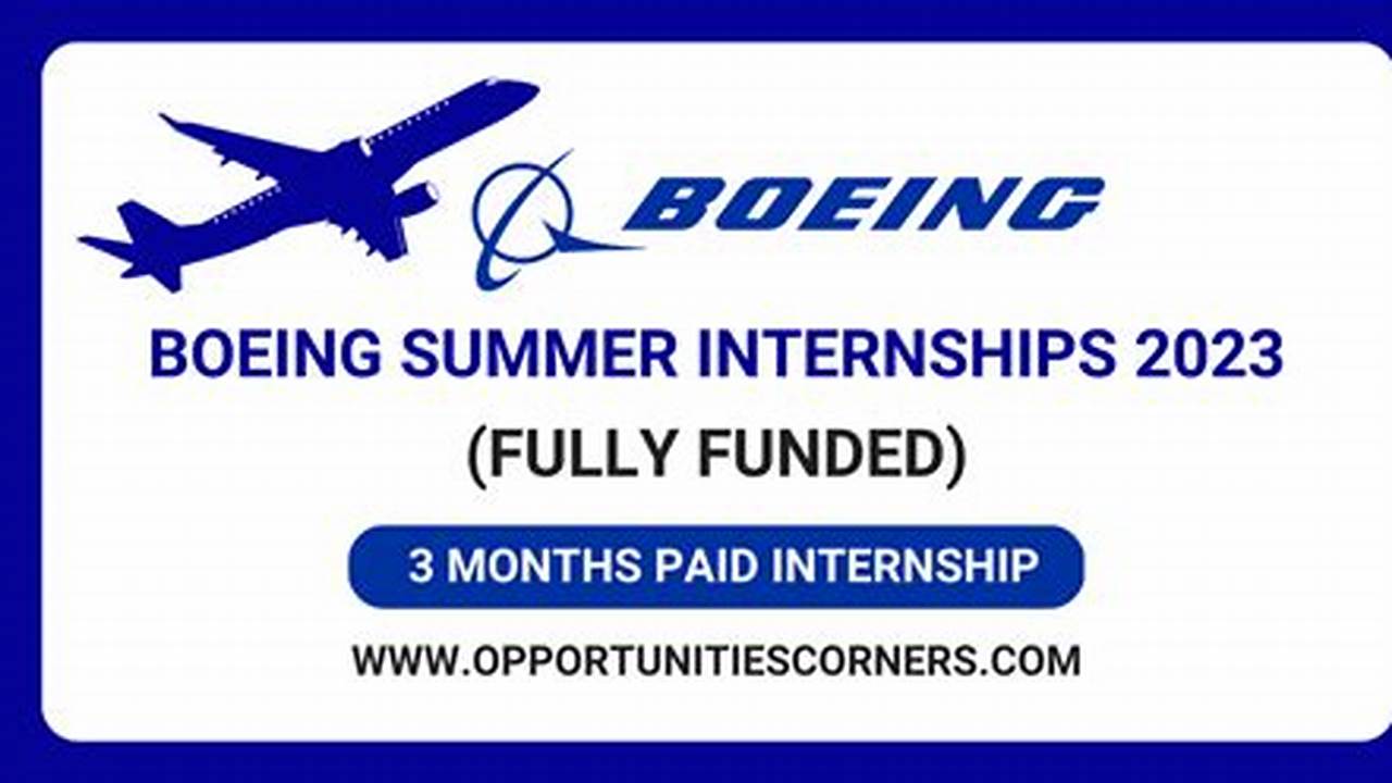 Boeing Internship Summer 2024