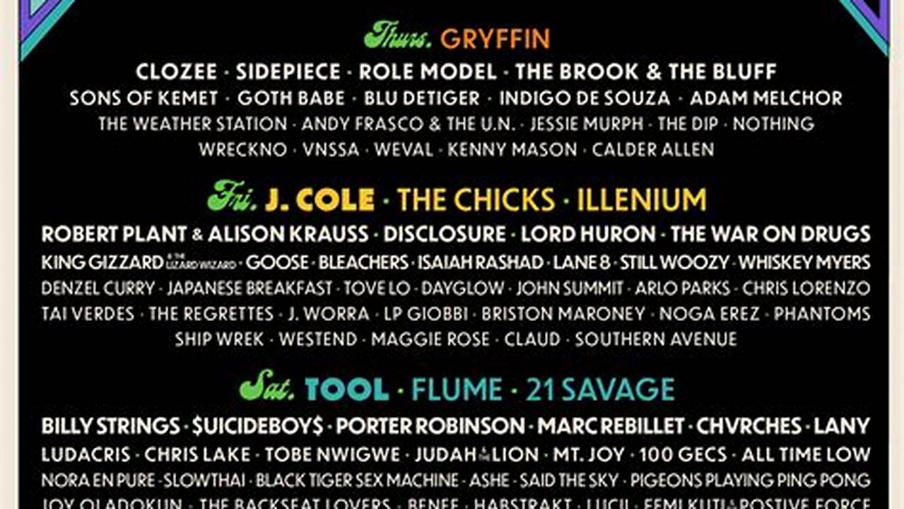 Bonaroo Line Up 2024