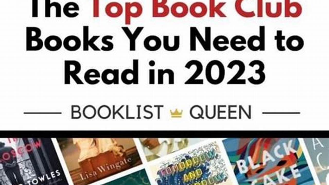 Book Club Books For Men And Women 2024