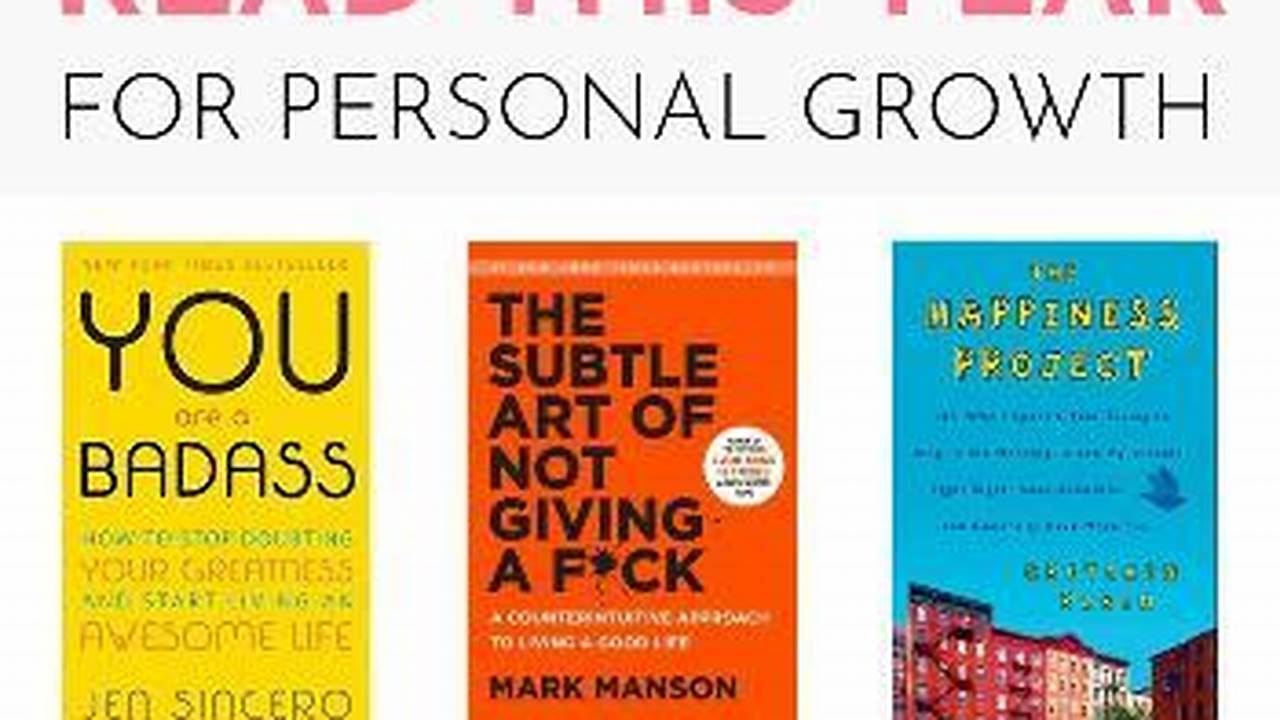 Books To Read In 2024 Self-Improvement