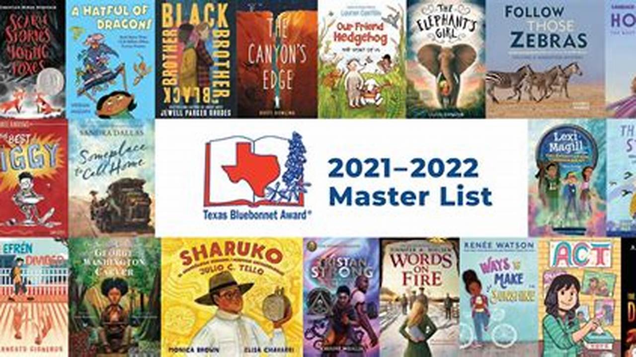Books Up For Bluebonnet In Texas 2024