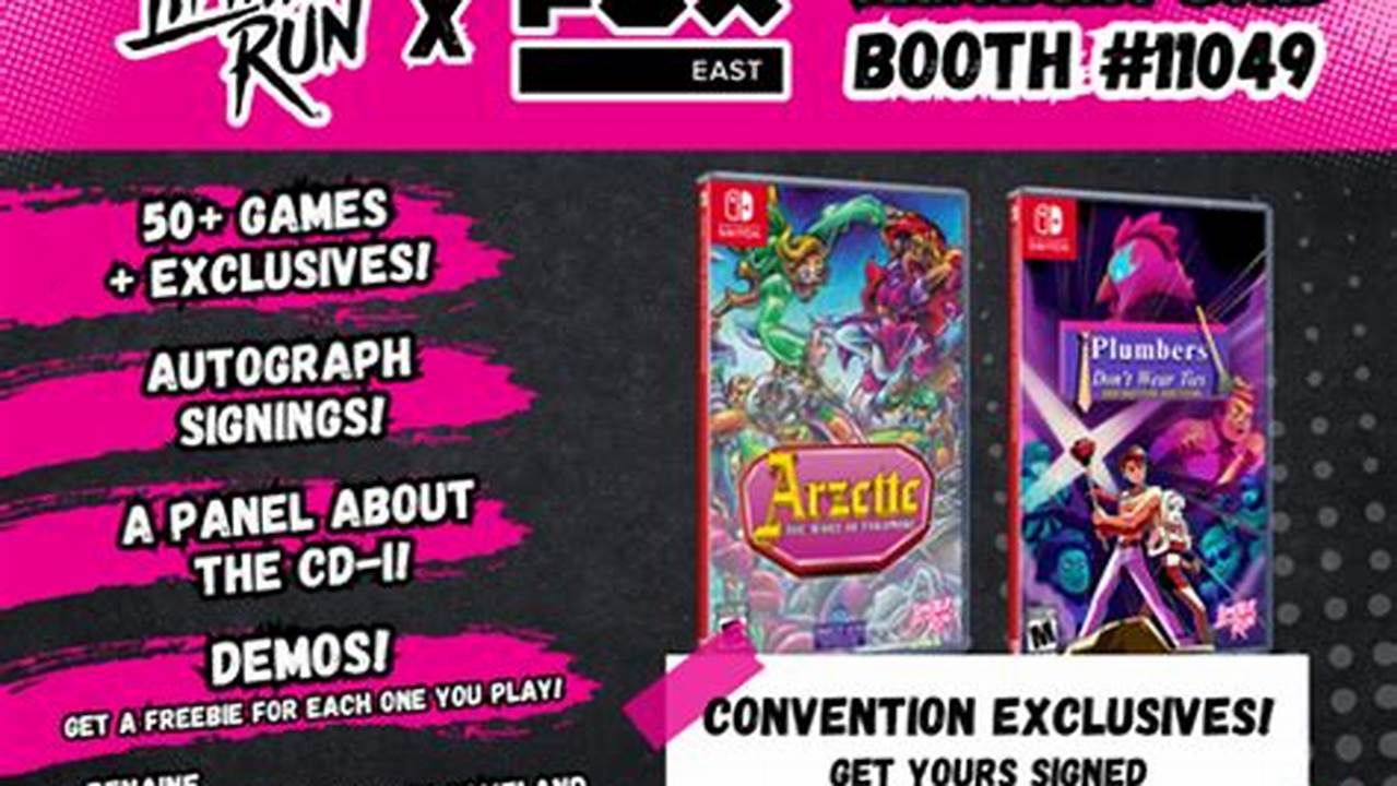 Booth #11049 Pax East Play All Four Of These Amazing Titles And Get A Freebie!, 2024
