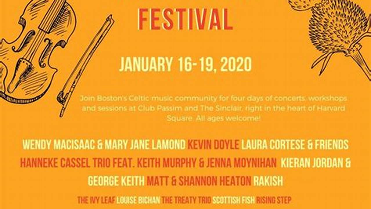 Boston Celtic Music Festival 2024