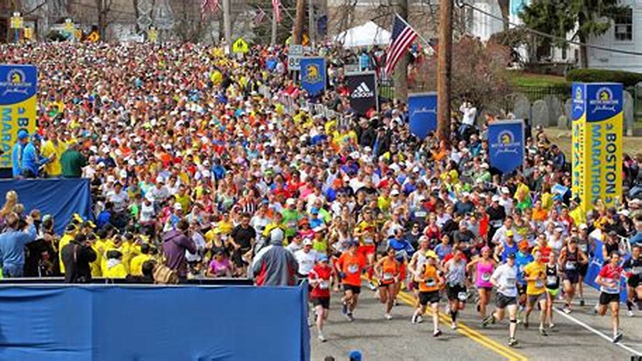 Boston Marathon 2024 Start Line