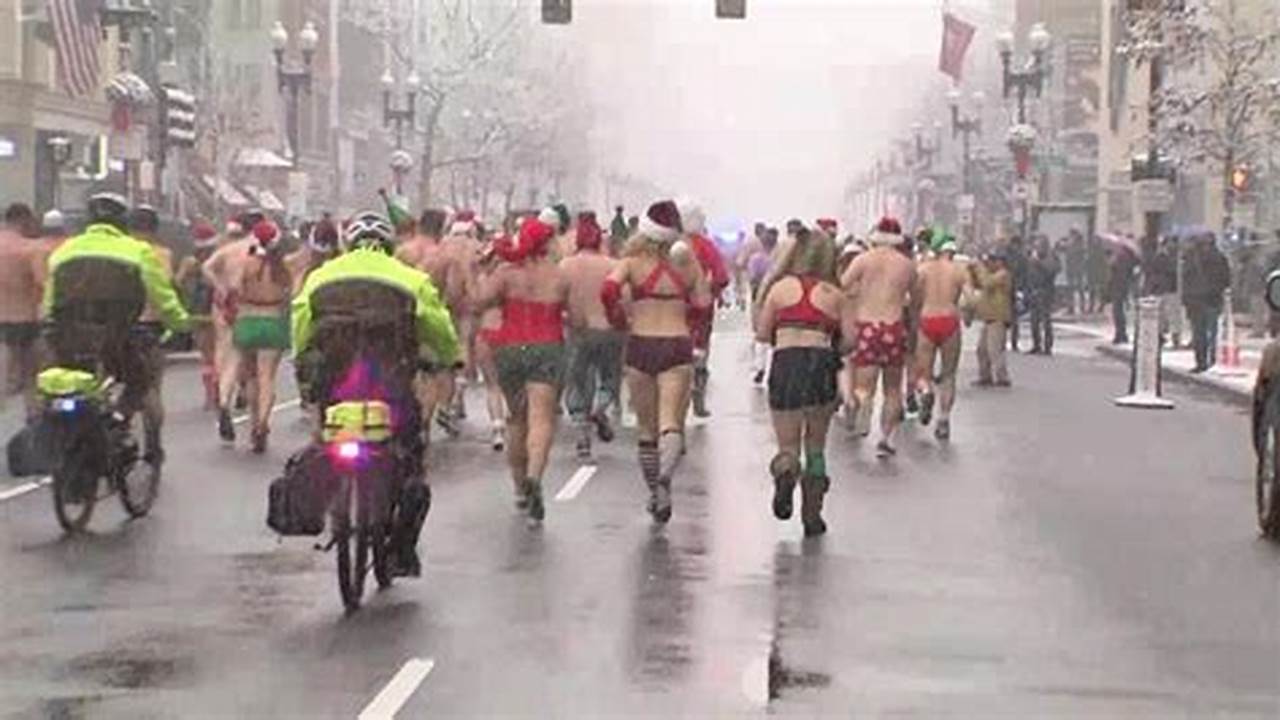 Boston Santa Speedo Run 2024