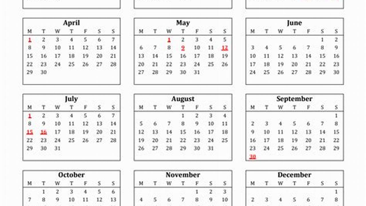Botswana 2024 Calendar With Holidays