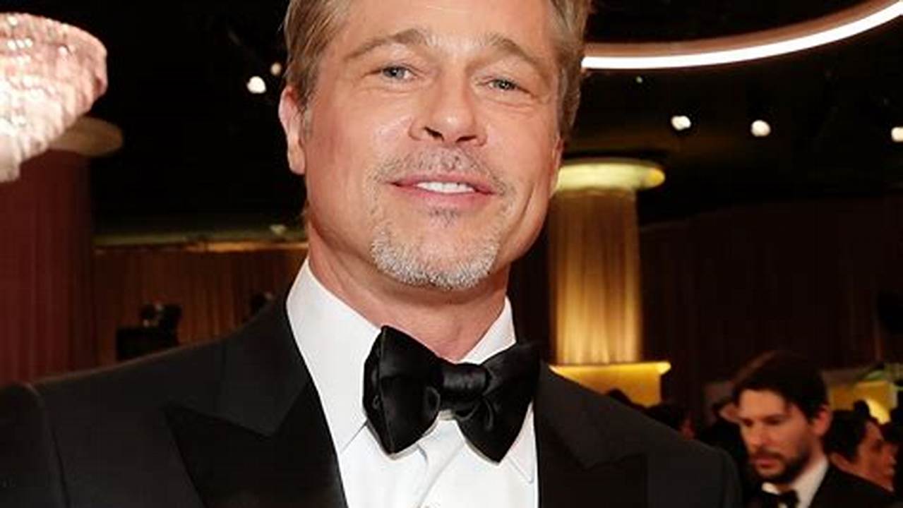 Brad Pitt At Golden Globes 2024