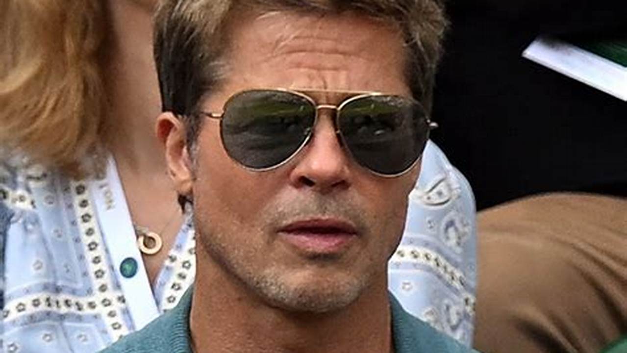 Brad Pitt Wimbledon 2024