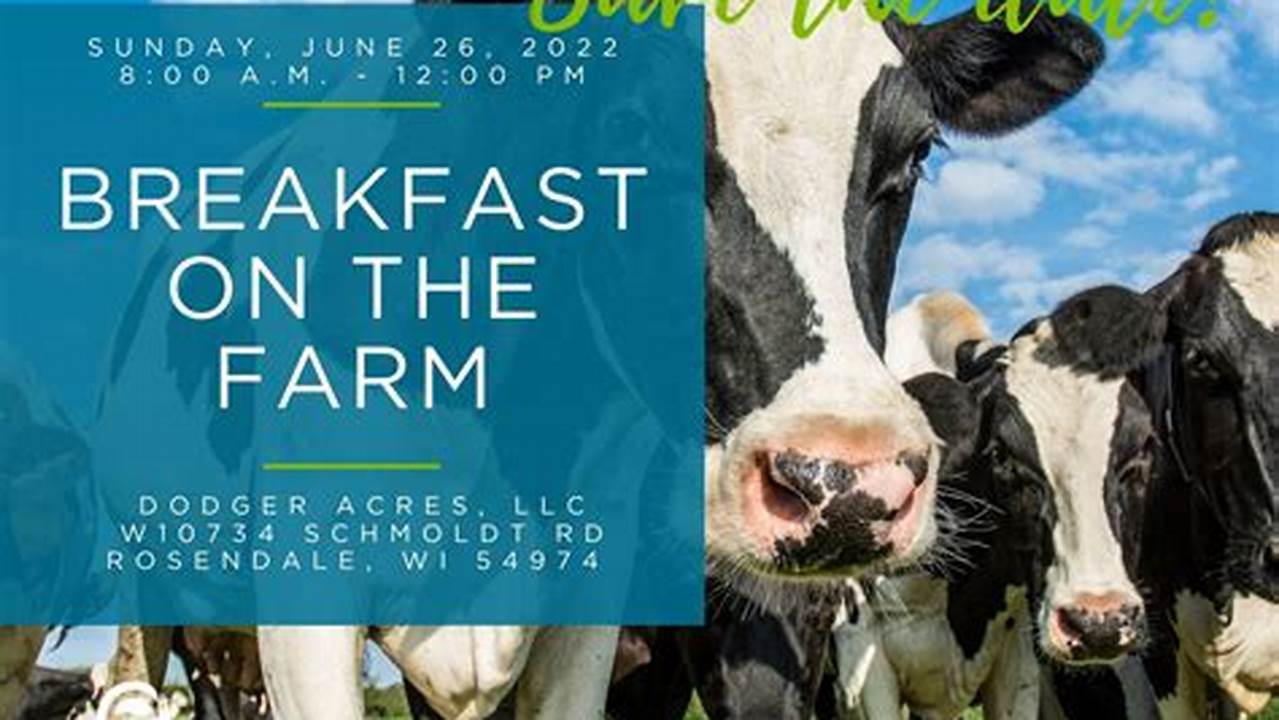 Breakfast On The Farm Fond Du Lac County 2024