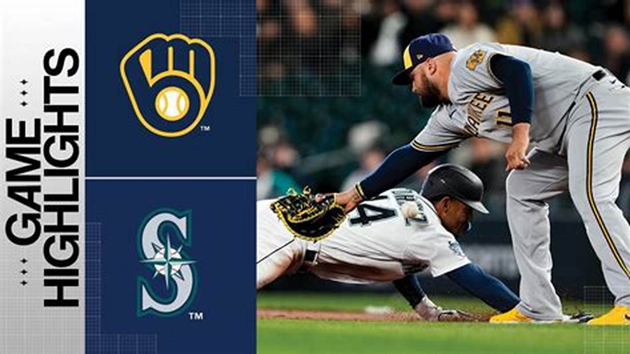 Brewers Vs Mariners 2024