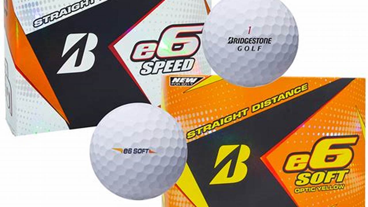 Bridgestone E6 Golf Balls 2024