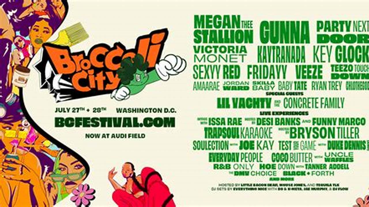 Broccoli City Festival Officially Unveiled Its Stellar Lineup For Its 2024 Edition., 2024