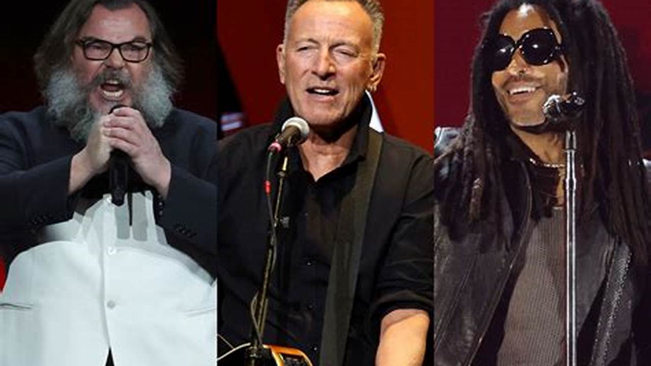 Bruce Springsteen, Jack Black And Justin Timberlake, 2024