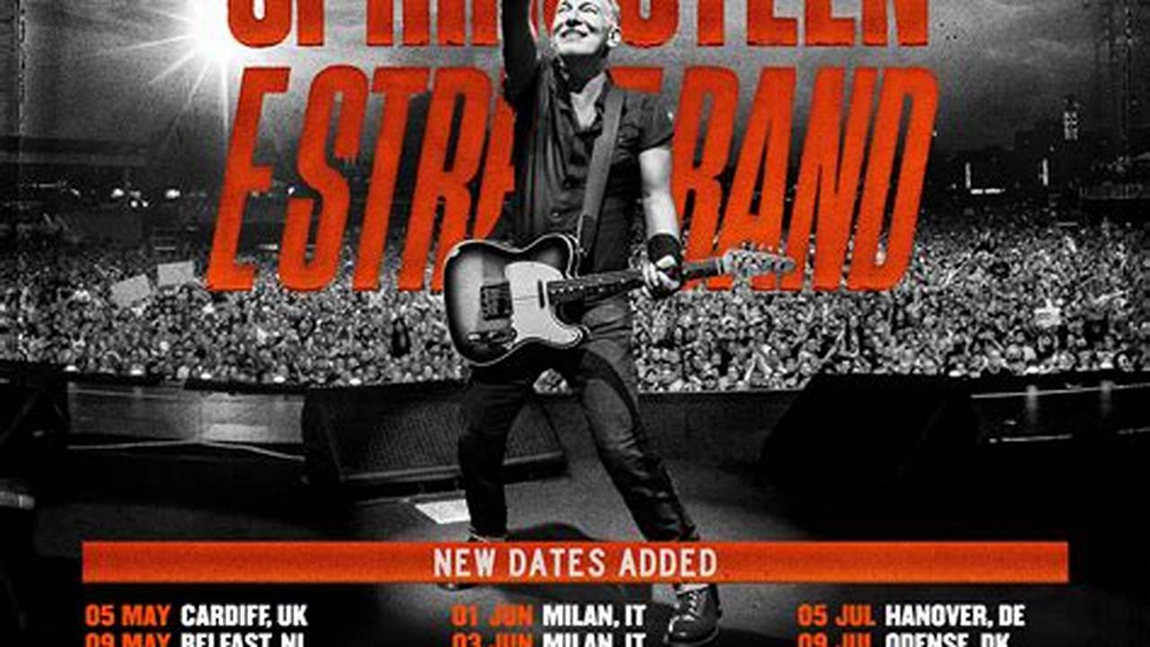 Bruce Springsteen Tour 2024 Dublin Tickets