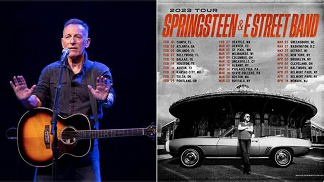 Bruce Springsteen Us Tour 2024