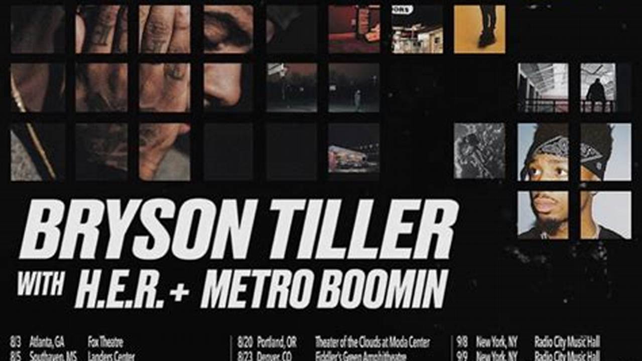 Bryson Tiller Tour 2024 Setlist