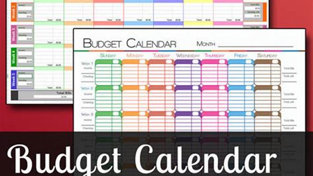 Getting Organized: Budget Calendar Template for Financial Planning