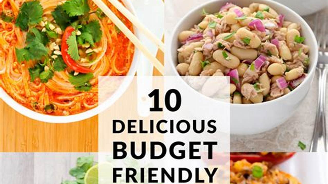 Budget-friendly, Recipes
