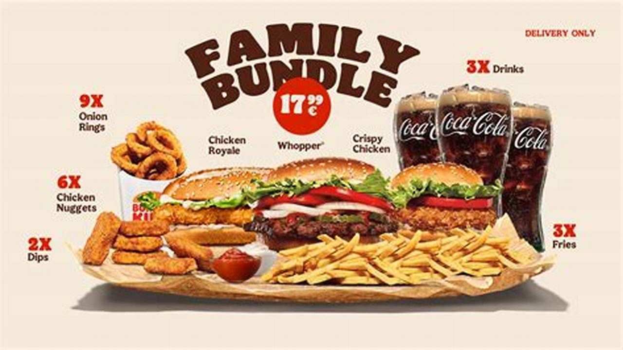 Burger King Family Bundle Code 2024