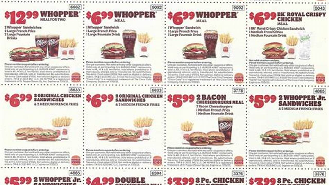 Burger King October 2024