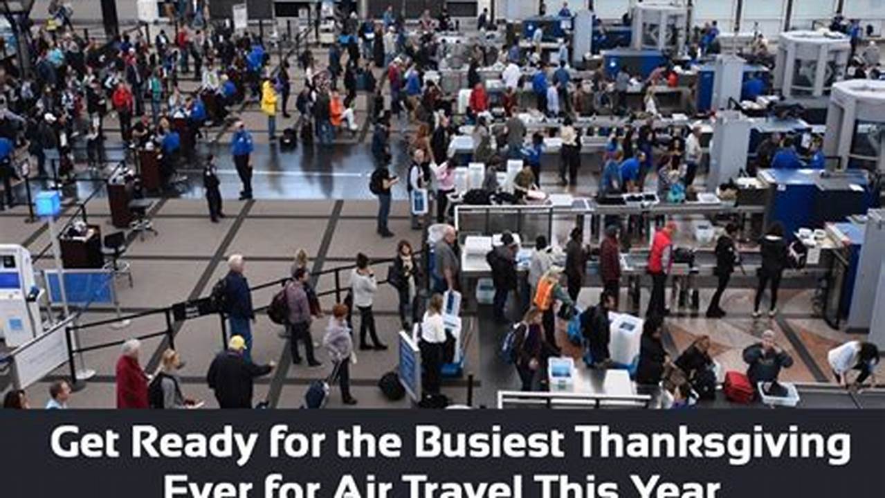 Busiest Travel Days Thanksgiving 2024