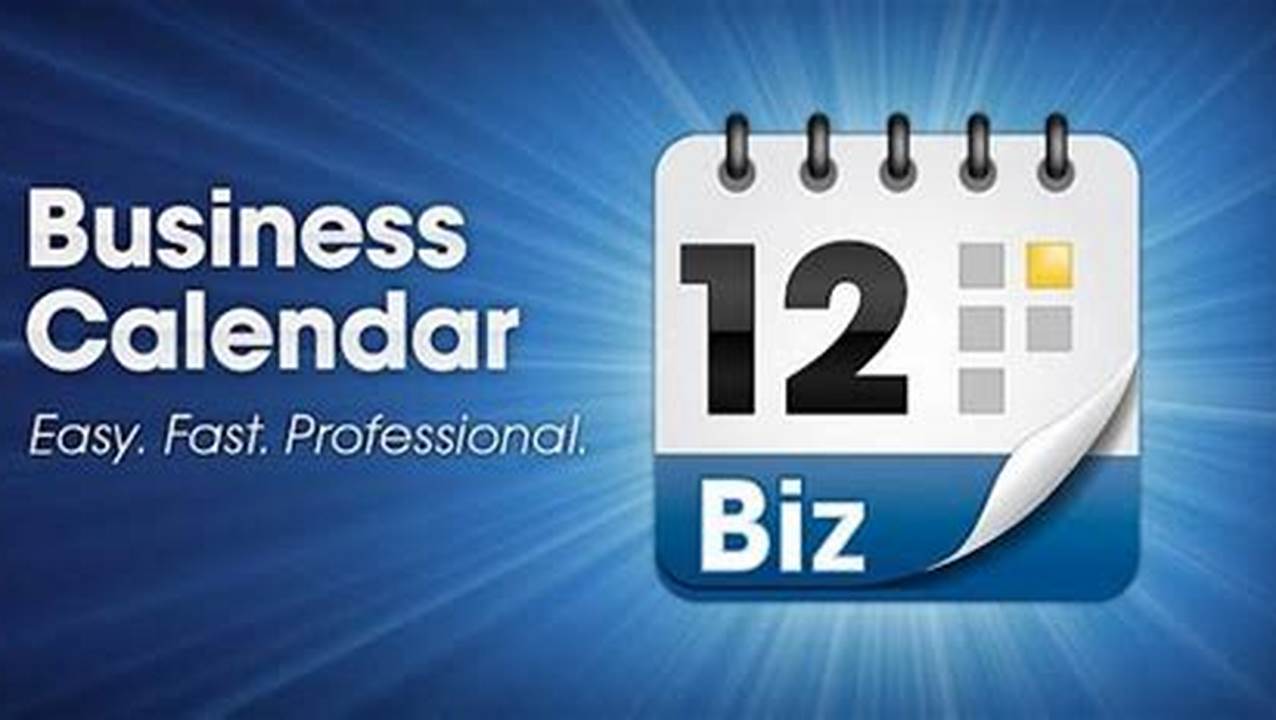 Business Calendar Pro For Windows