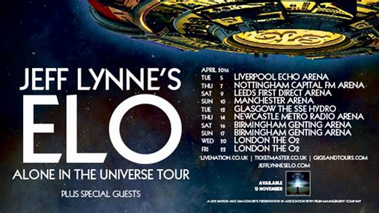 Buy Jeff Lynne&#039;s Elo Tickets From The Official Ticketmaster.com Site., 2024