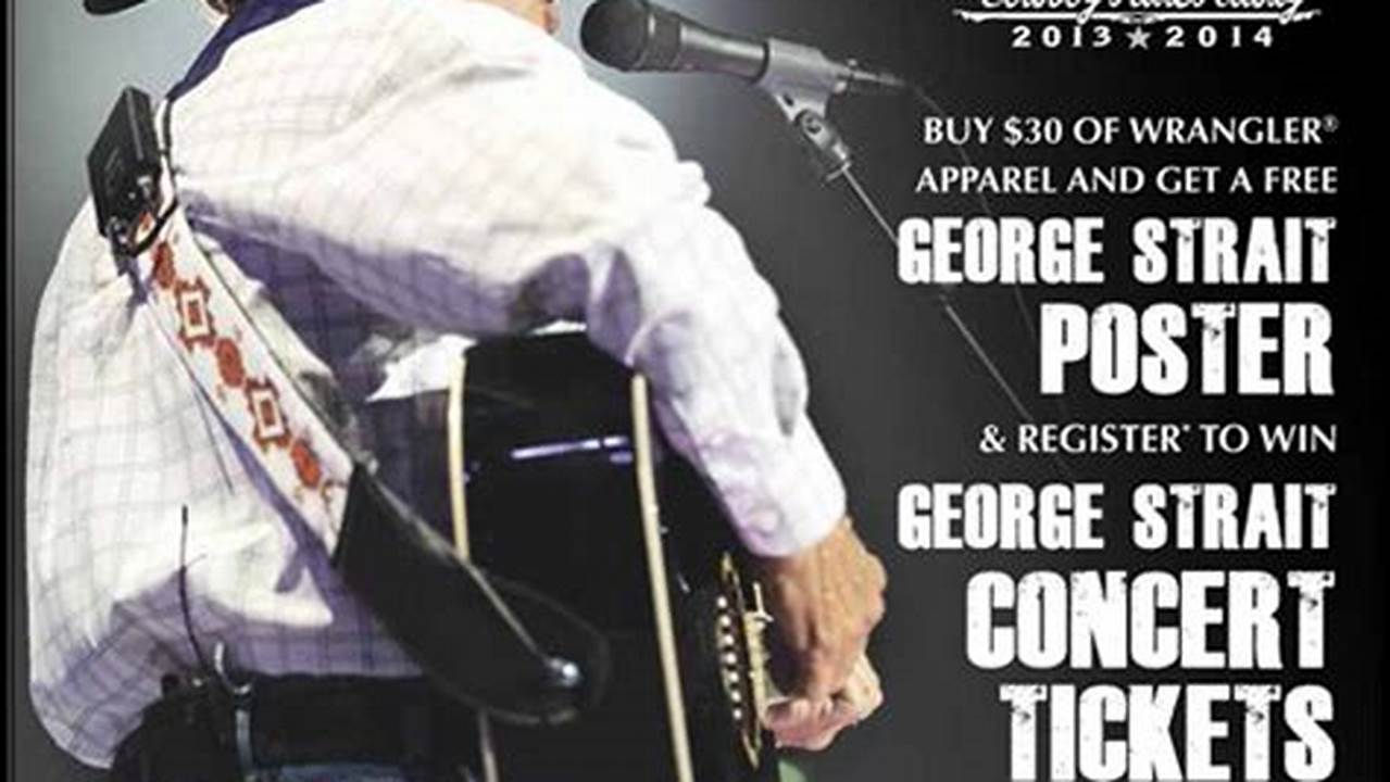 Buy Tickets To See George Strait., 2024