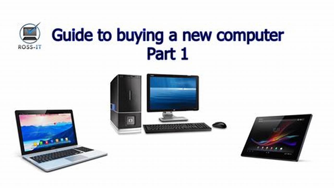Buying A New Computer 2024 Model