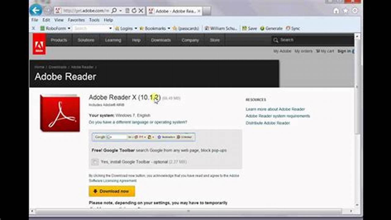 By Using The Latest Version Of Adobe Reader You Can Save, Email, Update And More., 2024